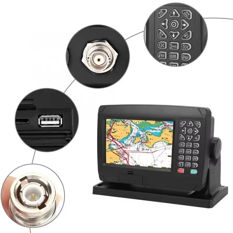 Fish Finder Gps Chartplotter Combo - マリンGPSチャートプロッターコンボ魚群探知機ソナー防水NMEA 2000ボートナビゲーションシステム（釣り、ヨット、帆船用）