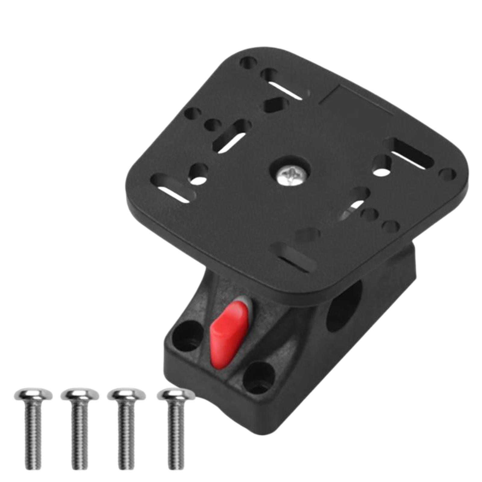 Fish Finder Transducer Mount - 魚群探知機マウントユニバーサル360 ° 調整可能なボート用クイック分解ベース