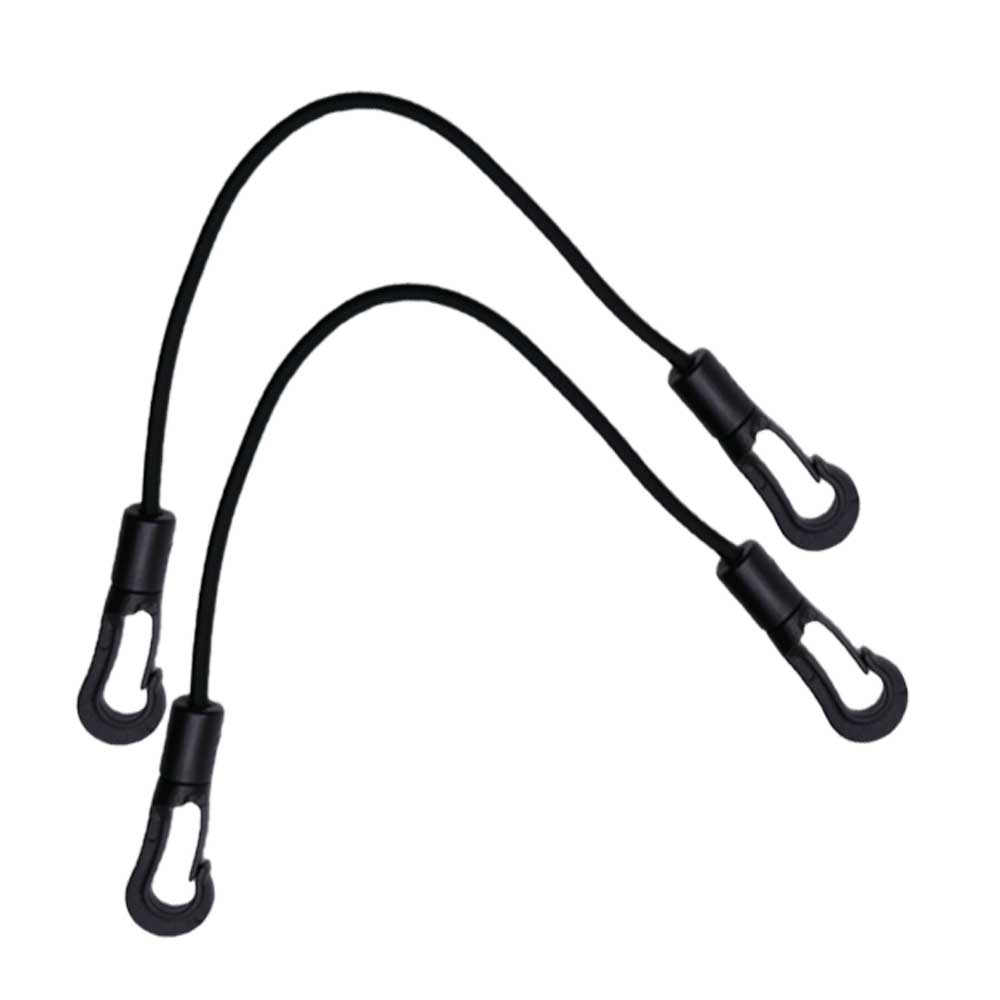 Fish Finder Transducer Mount - 2本 4MM バンジー ショックコード フック付き 多目的タイダウン