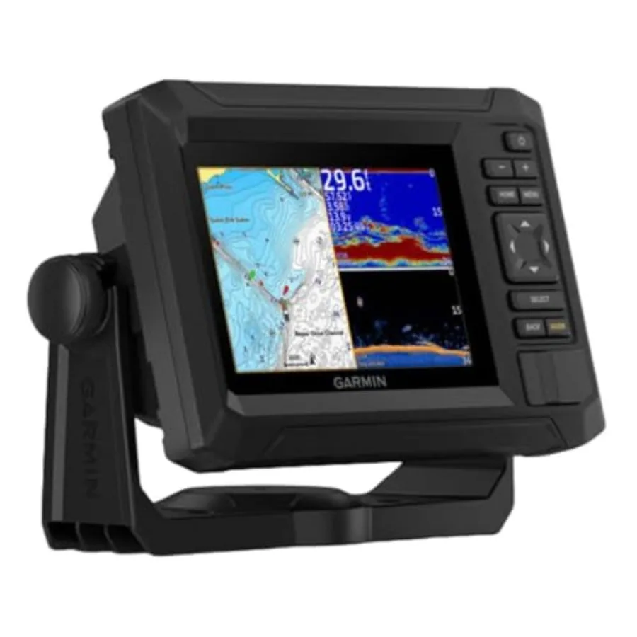 Chirp Sonar Fish Finder - ECHOMAP UHD2 53CV チャートプロッター/魚群探知機（米国内陸地図およびGT20-TM搭載）[010-02590-51] | 5キー式ディスプレイ、GT20-TMトランスデューサー、Navionics