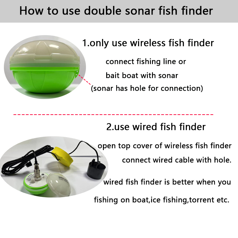 家庭用ポータブルBluetooth魚群探知機,深海釣り,iO - Chirp Sonar Fish Finder のレビューと価格