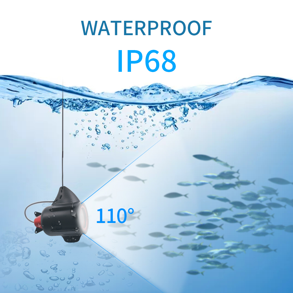 水中氷釣りカメラ、魚群探知機、LED魚群探知機、タックルアク - Fish Finder Ice Fishing のレビューと価格