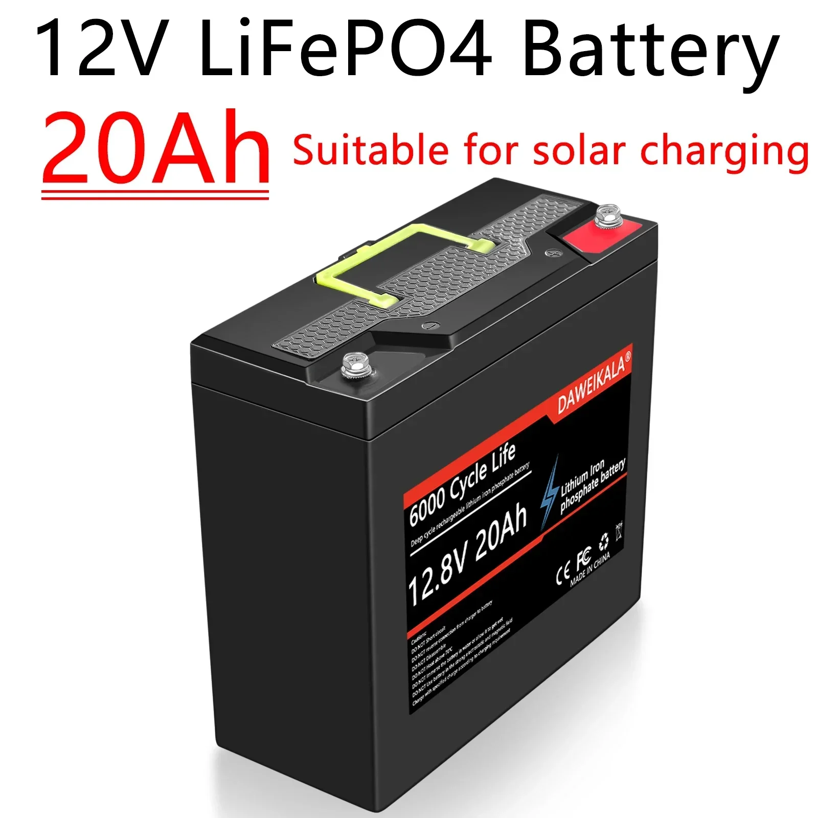 12V 20Ah リチウムバッテリー LiFePO4 ディー - Fish Finder Battery 12V のレビューと価格
