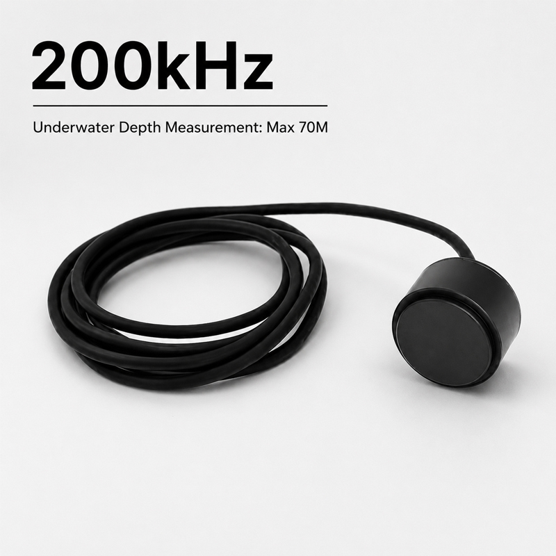 200kHz超音波トランスデューサー、水深70m対応水中セン - Fish Finder Transducer 200Khz のレビューと価格
