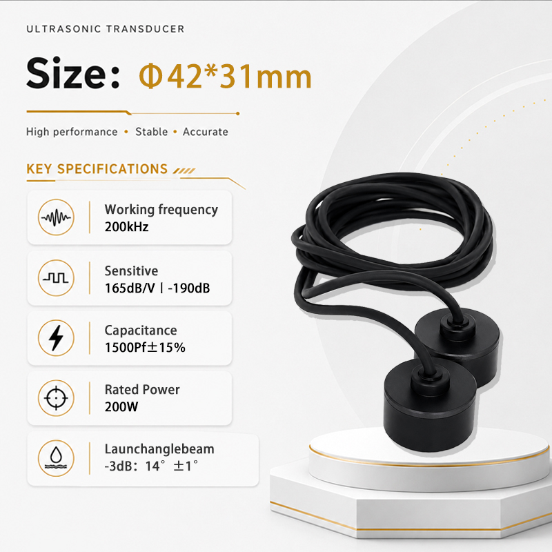 200kHz超音波トランスデューサー、水深70m対応水中セン - Fish Finder Transducer 200Khz のレビューと価格