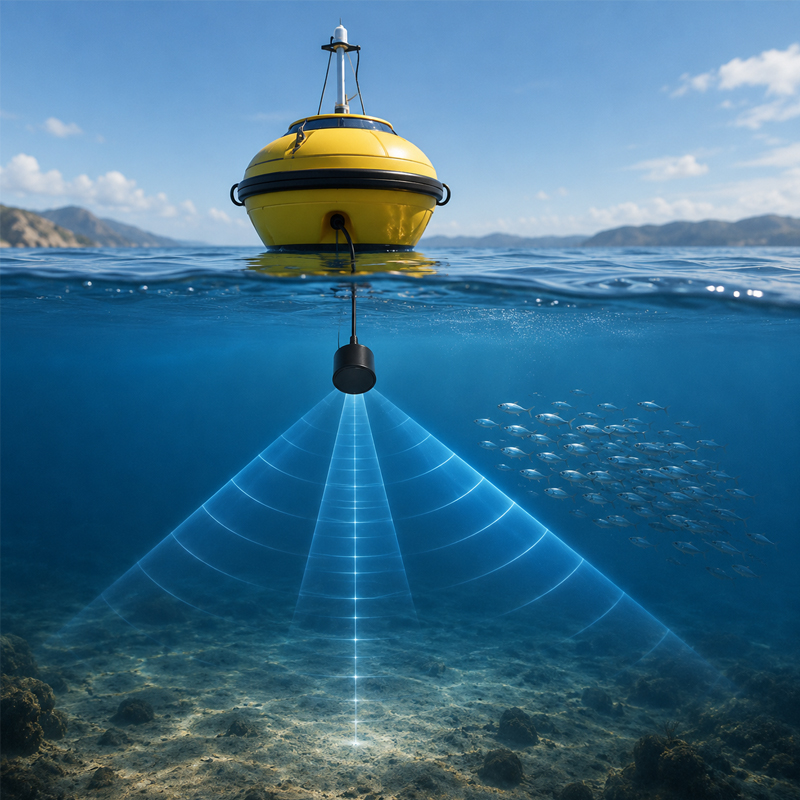 200kHz超音波トランスデューサー、水深70m対応水中セン - Fish Finder Transducer 200Khz のレビューと価格