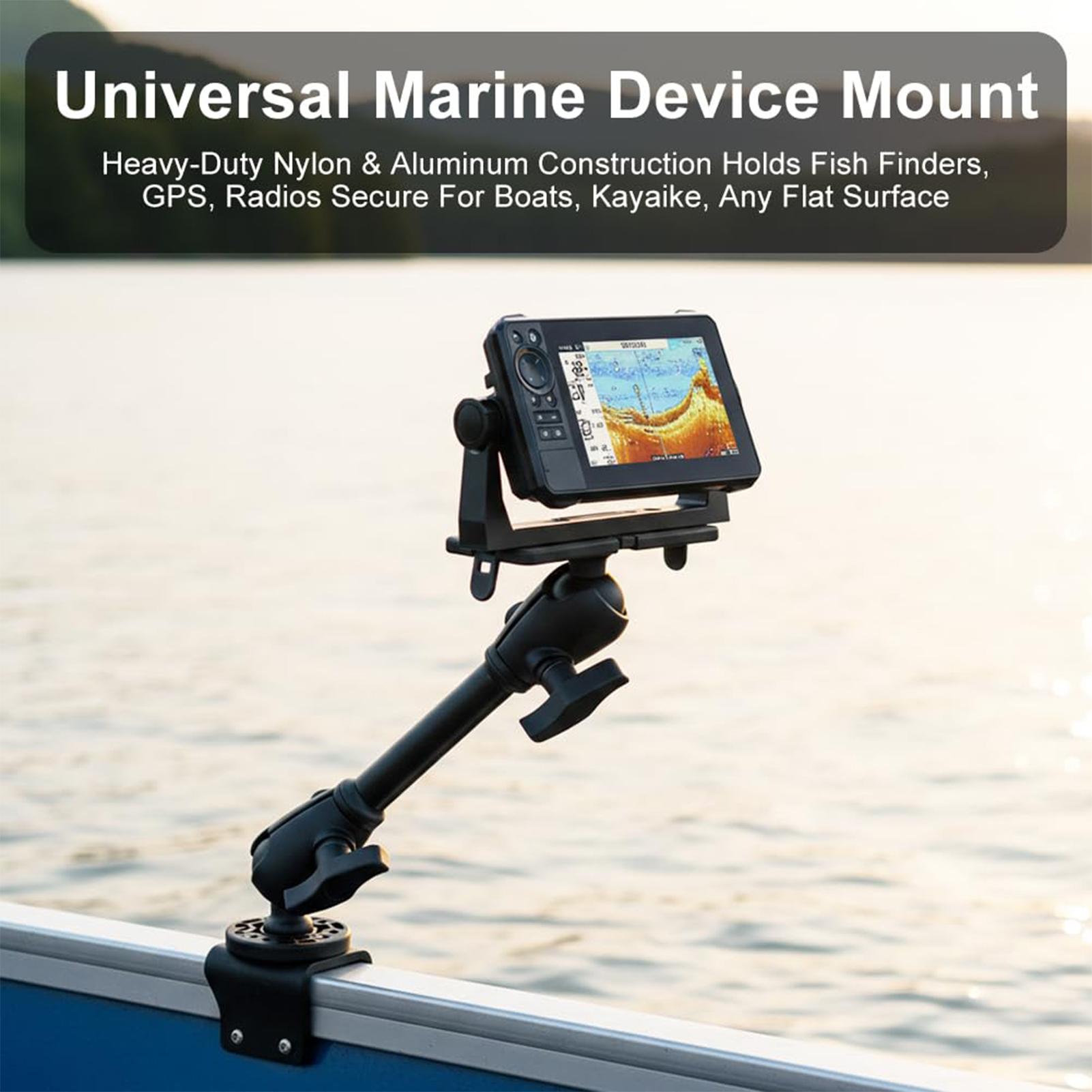 魚群探知機トランスデューサーマウント 360 度回転カヤック - Fish Finder Transducer Mount のレビューと価格