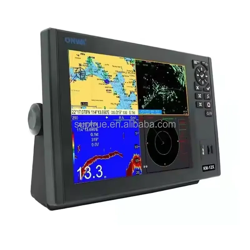 ONWA KM-12X 5in1 マリンGPSチャートプロッ - Fish Finder Gps Chartplotter Combo のレビューと価格
