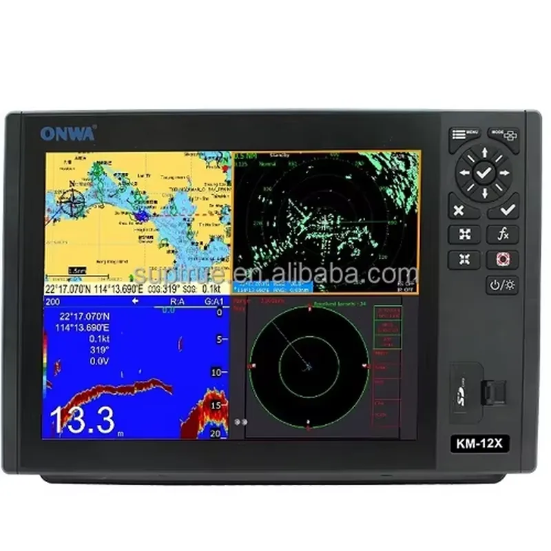 ONWA KM-12X 5in1 マリンGPSチャートプロッ - Fish Finder Gps Chartplotter Combo のレビューと価格