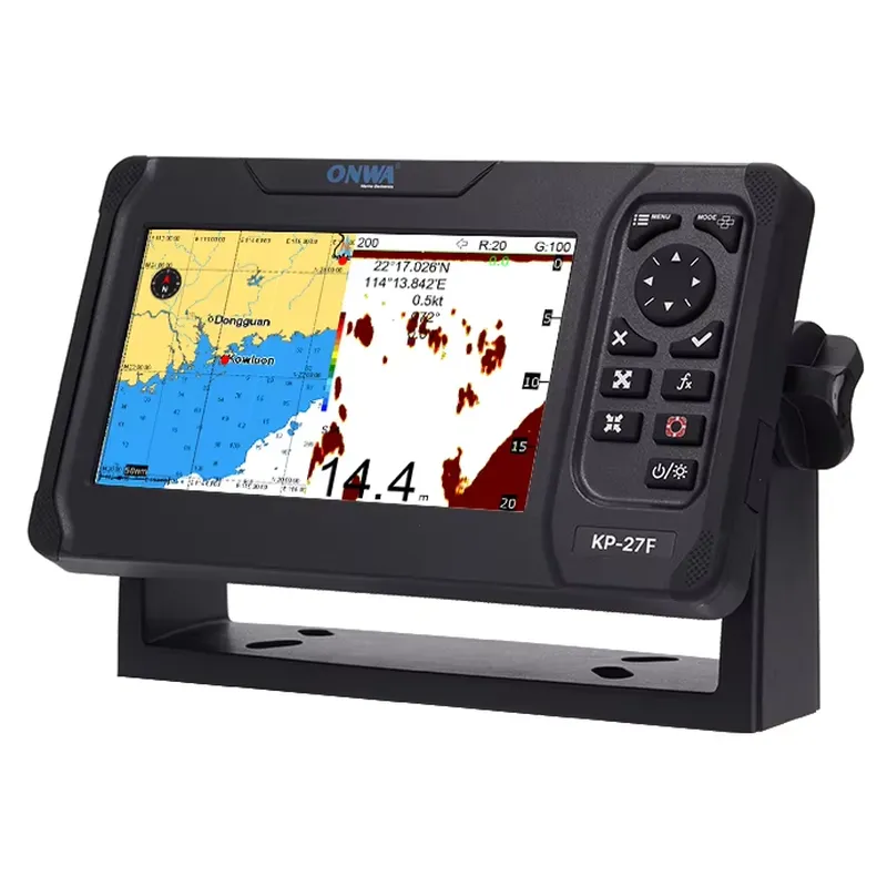マリンGPSチャートプロッターコンボ魚群探知機ソナー防水NM - Fish Finder Gps Chartplotter Combo のレビューと価格