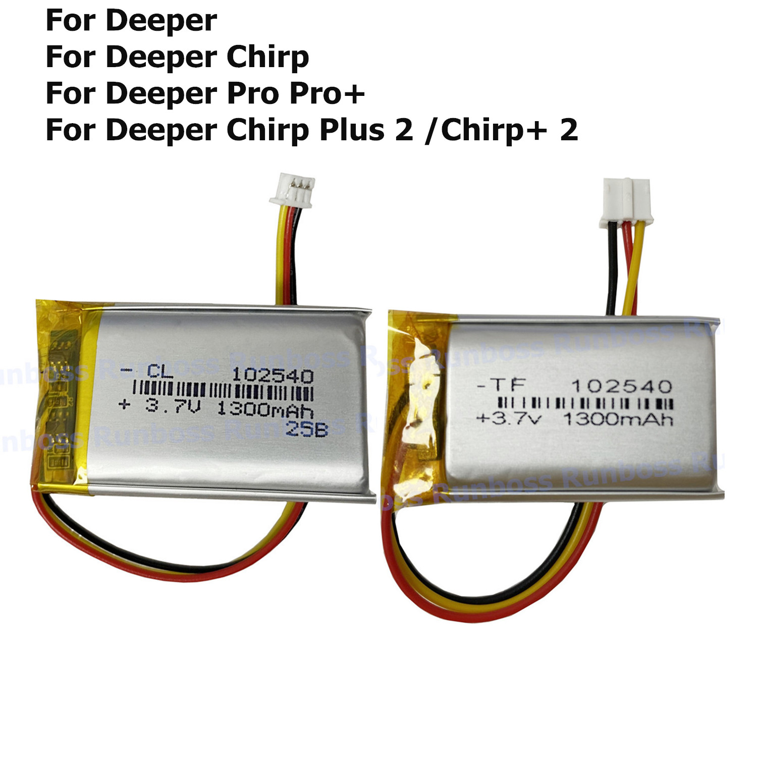 新しい 3.7V 1300mAh バッテリー Deeper  - Chirp Sonar Fish Finder のレビューと価格