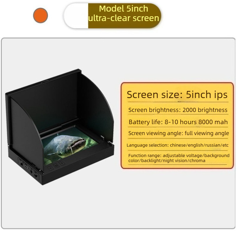 4.3/5 インチ太陽光可読 IPS モニター AHD 10 - Fish Finder Ice Fishing のレビューと価格