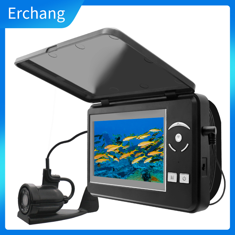 Erchang 魚群探知機水中釣りカメラ 4 デジタルズーム - Fish Finder Ice Fishing のレビューと価格