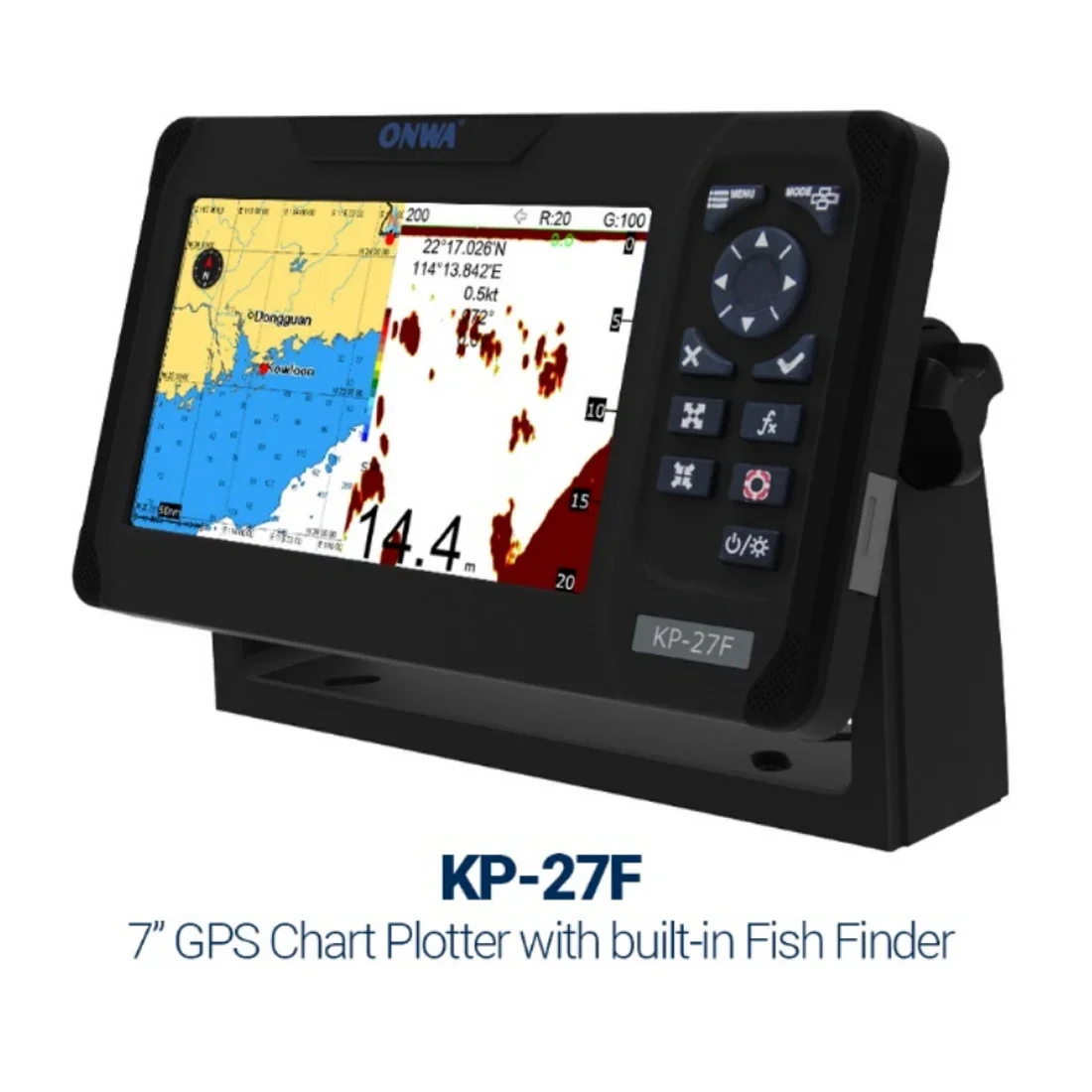 マリンGPSチャートプロッター マリン内蔵魚群探知機 ONW - Fish Finder Sonar Gps 7 Inch のレビューと価格