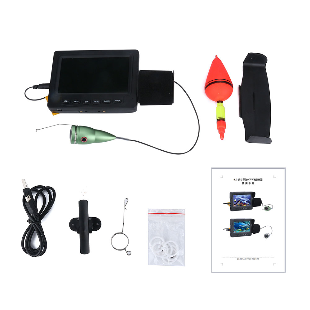 15M 1200TVL水中釣りカメラ、6個の6W IR LE - Fish Finder Ice Fishing のレビューと価格