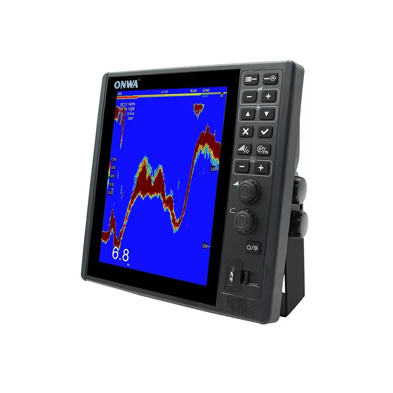 ONWA 12インチ 業務用魚群探知機 1KW/2KW 高出 - Fish Finder Transducer 200Khz のレビューと価格