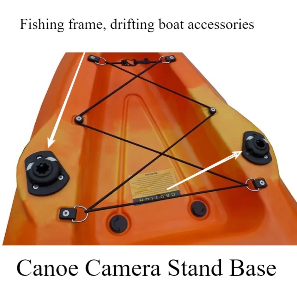1個入り、カヌー用カメラ固定具、8つの穴を持つユニバーサル型 - Fish Finder Transducer Mount のレビューと価格