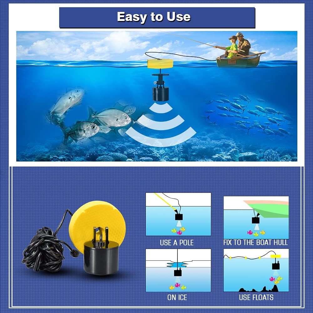 カヤックポータブル魚群探知機 水中ハンドヘルド魚群探知機 キ - Fish Finder Kayak Portable のレビューと価格
