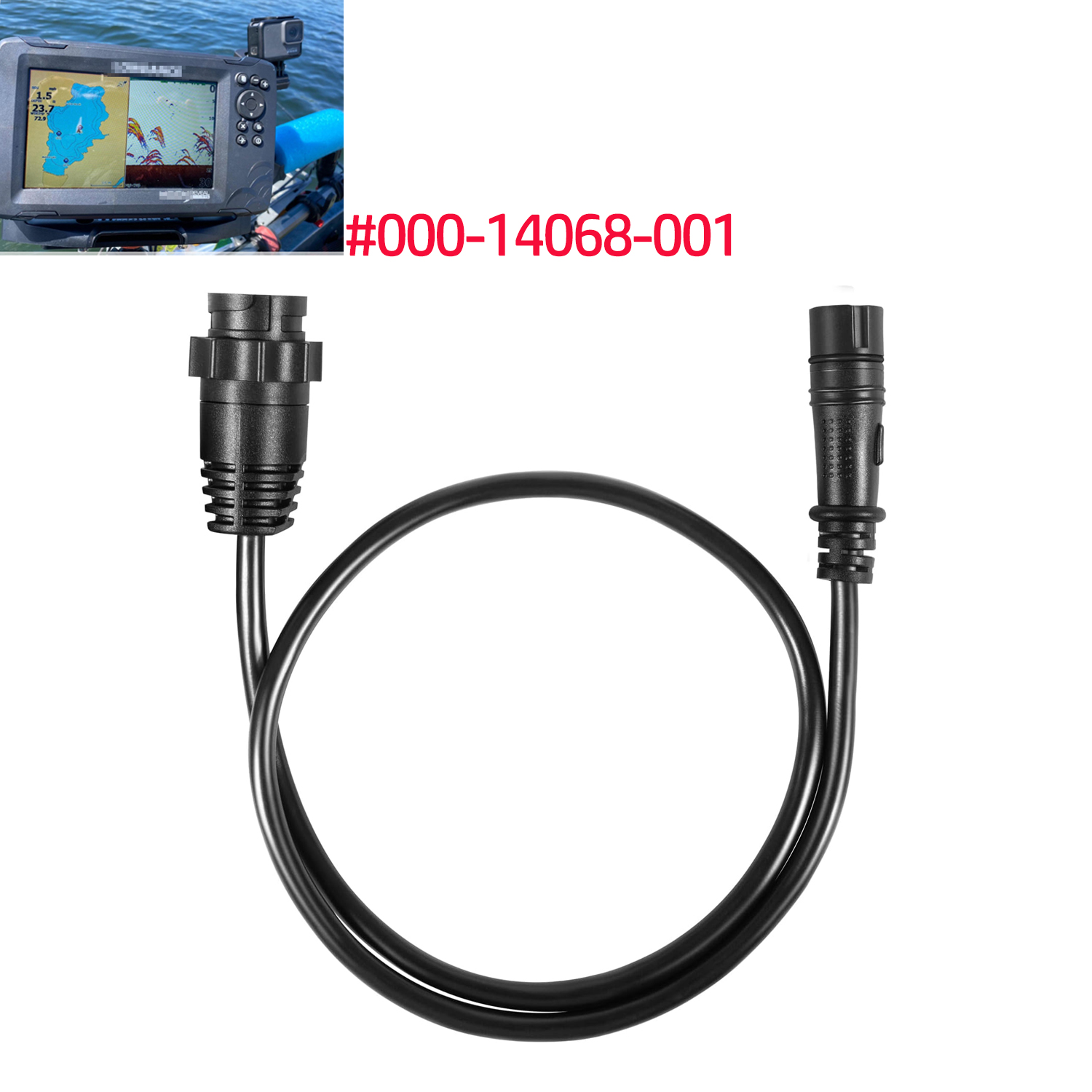 魚群探知機チャートプロッターアクセサリー7ピン変換アダプター - Fish Finder Lowrance Hook のレビューと価格