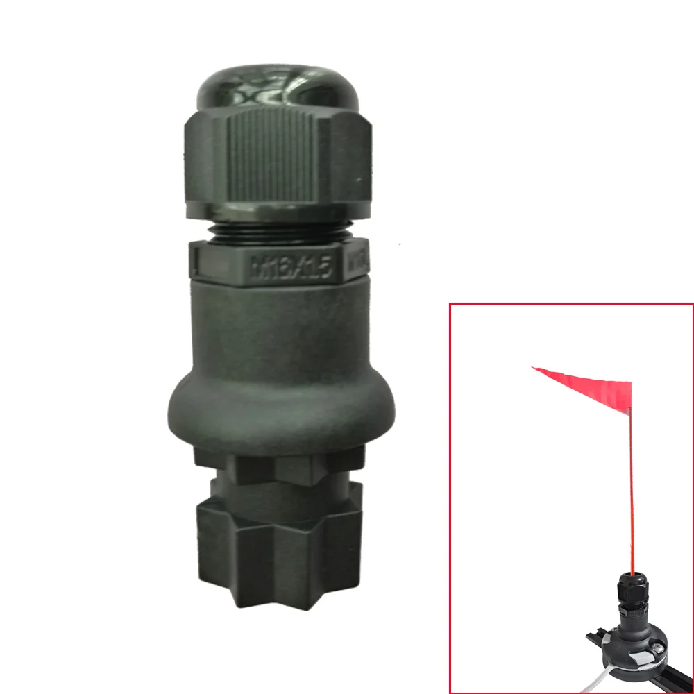 カヤック耐久性のあるナイロンディンギー安全旗ベースソケット海 - Fish Finder Transducer Mount のレビューと価格