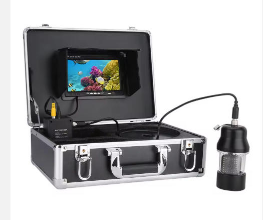 釣りビデオ 魚 38 LED 360度回転 7インチ高解像度 - Fish Finder Sonar Gps 7 Inch のレビューと価格