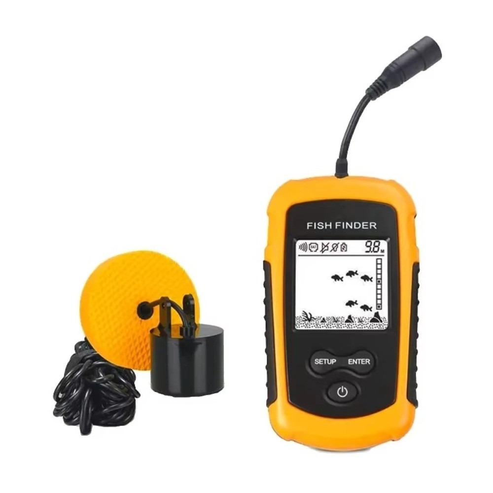 携帯型魚群探知機、LCDスクリーン搭載、ワイヤレス接続、45 - Fish Finder Castable Wireless のレビューと価格