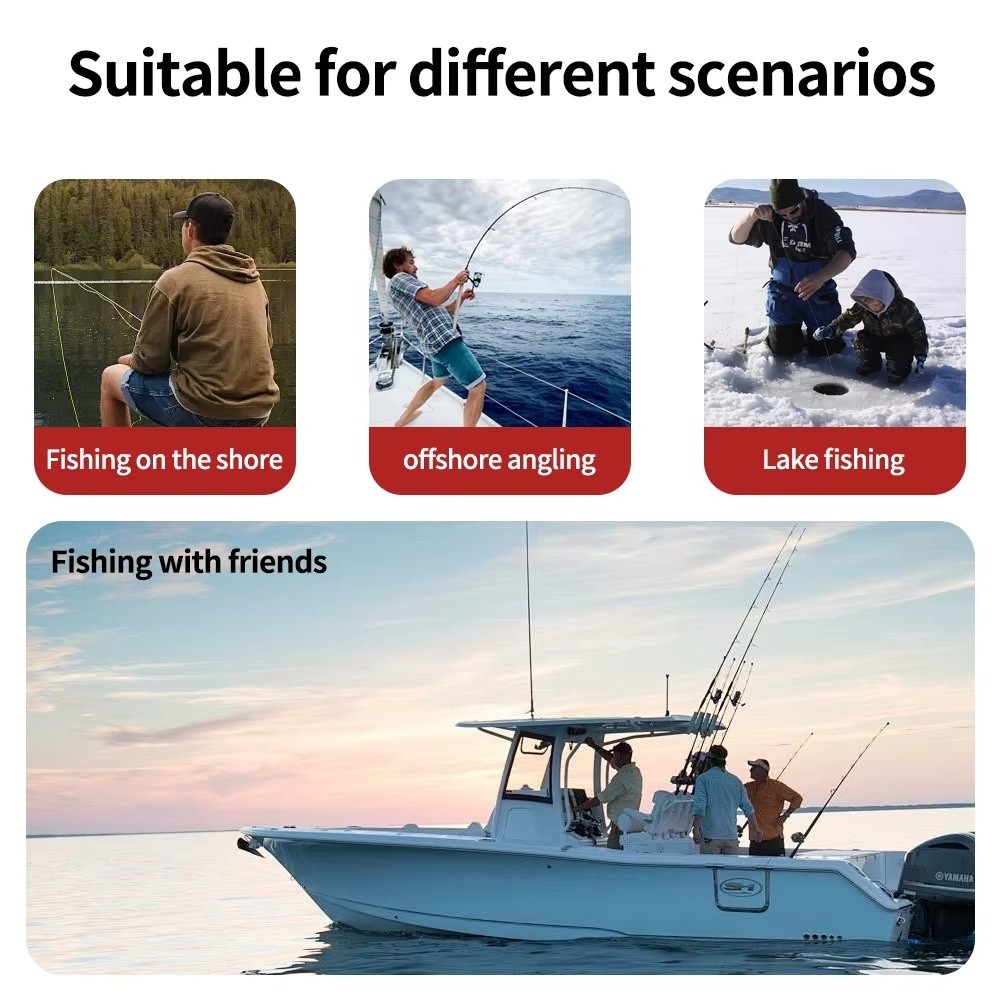 携帯型魚群探知機、LCDスクリーン搭載、ワイヤレス接続、45 - Fish Finder Castable Wireless のレビューと価格