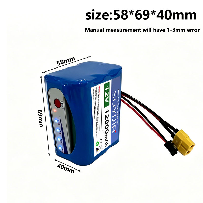 18650リチウム電池 3s2p 12V 12800mAh  - Fish Finder Battery 12V のレビューと価格