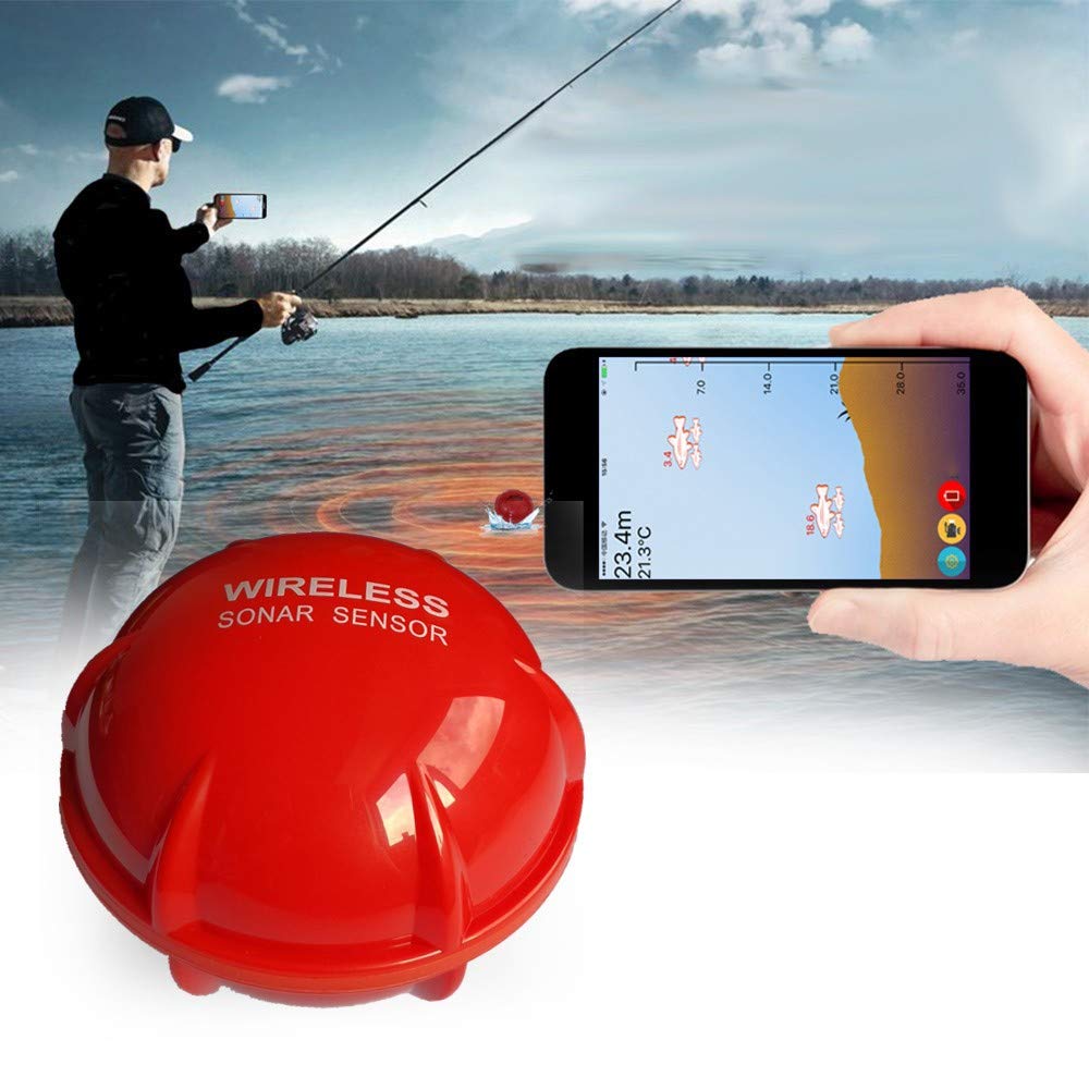 FindFish ワイヤレス魚群探知機ソナーセンサー エコー - Chirp Sonar Fish Finder のレビューと価格
