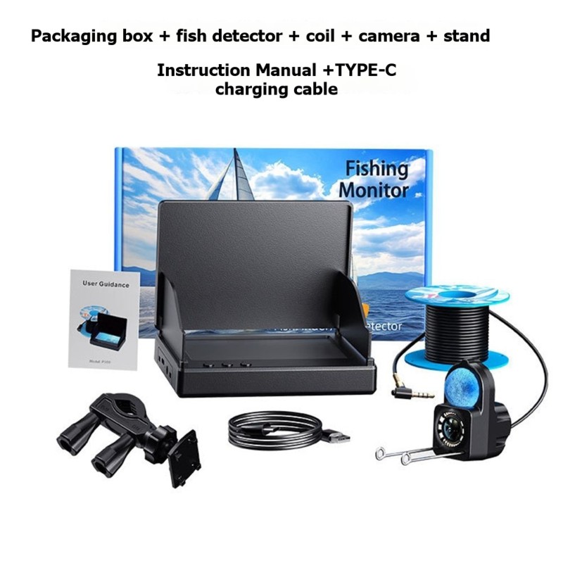 ABVE-魚群探知機水中カメラ 4.3インチ IPS ディス - Fish Finder Ice Fishing のレビューと価格