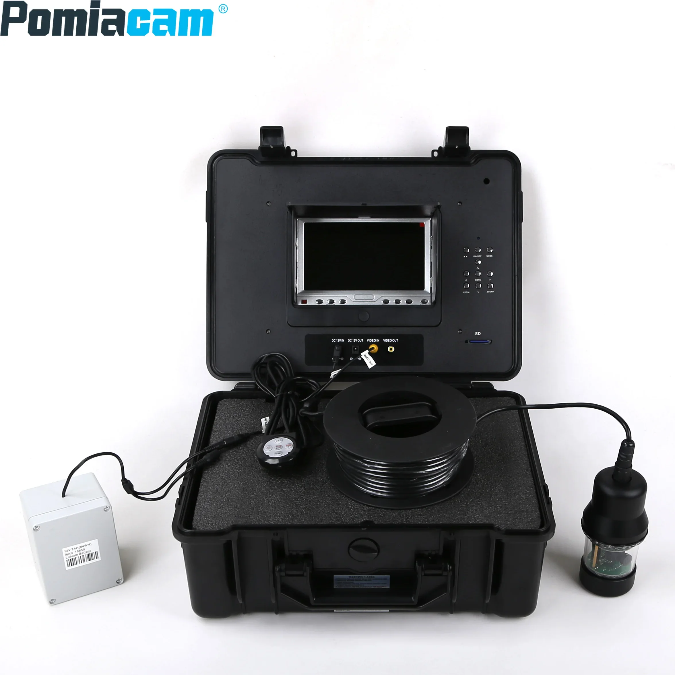 釣りカメラ 7 インチ TFT 液晶モニター魚群探知機 8  - Fish Finder Ice Fishing のレビューと価格