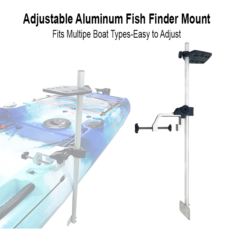 ユニバーサルアルミトランスデューサーブラケット カヤック カ - Fish Finder Transducer Mount のレビューと価格