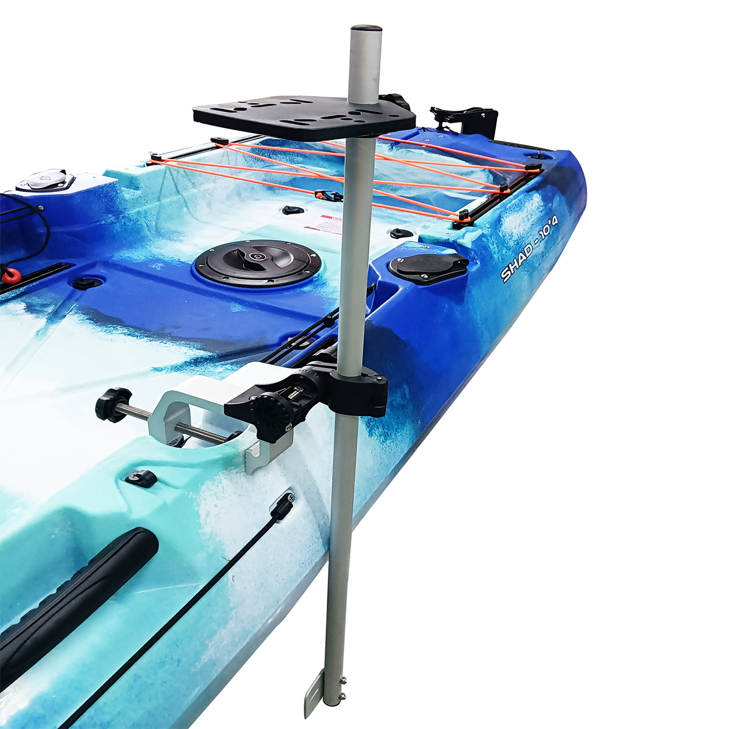 ユニバーサルアルミトランスデューサーブラケット カヤック カ - Fish Finder Transducer Mount のレビューと価格