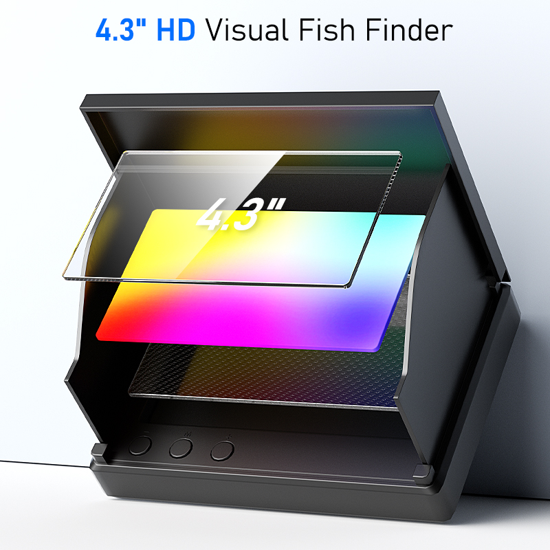 4.3インチ画面、20mの水中探査機能、夜間撮影機能付き、防 - Fish Finder Ice Fishing のレビューと価格