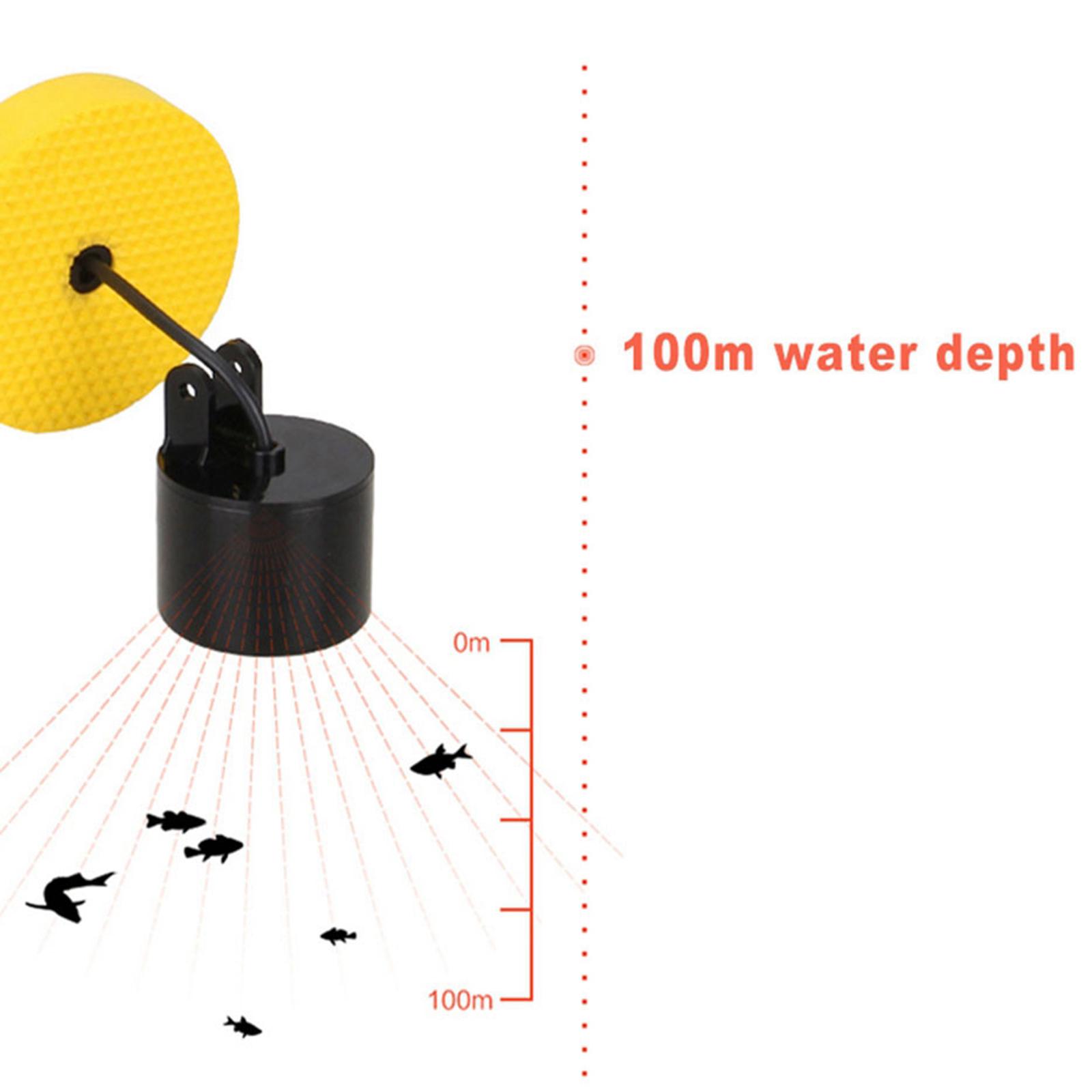 LEDバックライトディスプレイとトランスデューサー付き魚群探 - Fish Finder Transducer 200Khz のレビューと価格