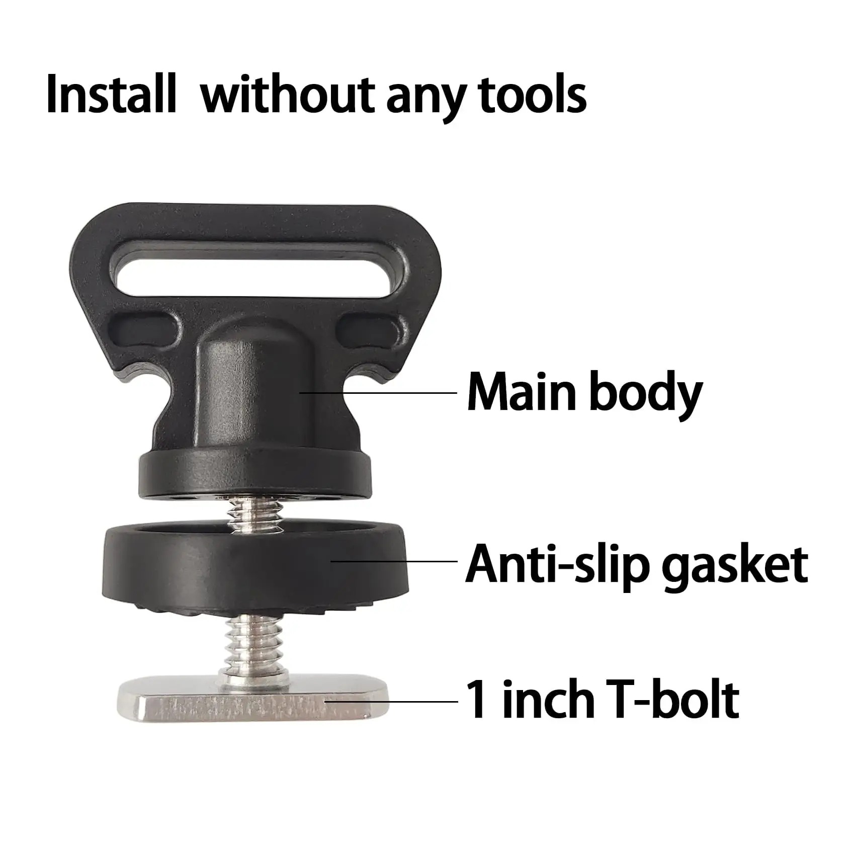 カヤックトラックタイダウンアンカーマウント、クーラークレート - Fish Finder Transducer Mount のレビューと価格
