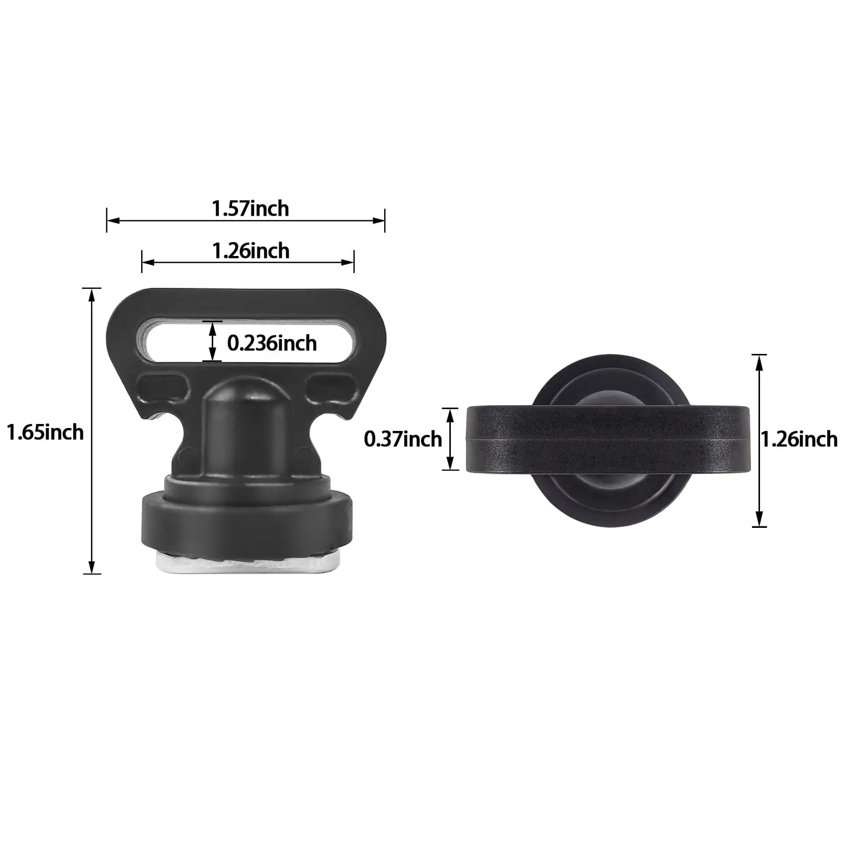 カヤックトラックタイダウンアンカーマウント、クーラークレート - Fish Finder Transducer Mount のレビューと価格