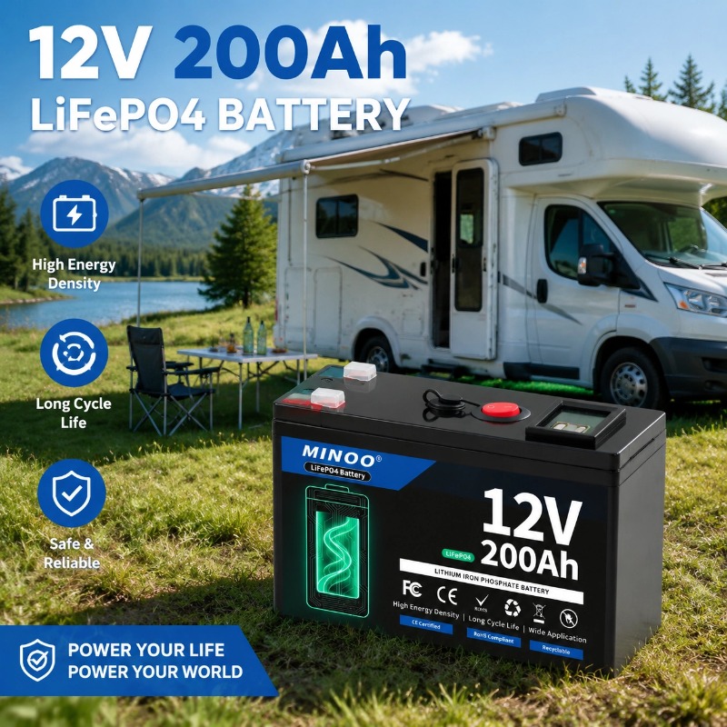 12V 200Ah リチウム鉄リン酸バッテリー、太陽光発電対 - Fish Finder Battery 12V のレビューと価格