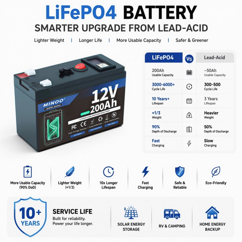 12V 200Ah リチウム鉄リン酸バッテリー、太陽光発電対 - Fish Finder Battery 12V のレビューと価格