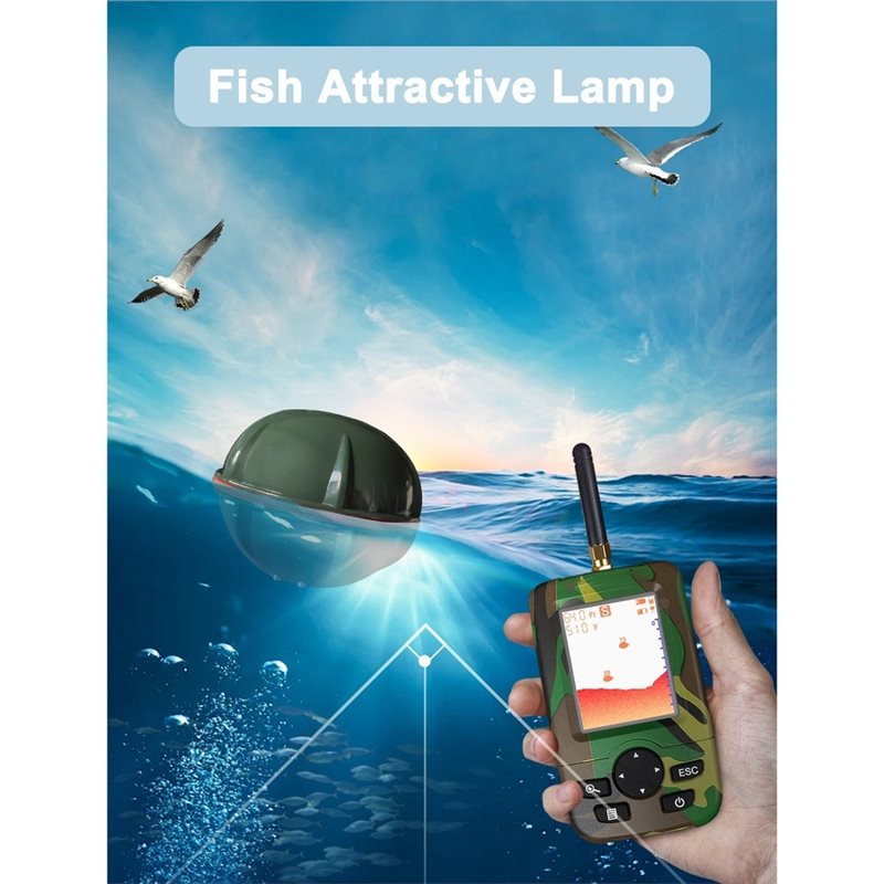 A79E-ポータブル魚群探知機 1セット-A カヤック用トラ - Fish Finder Kayak Portable のレビューと価格