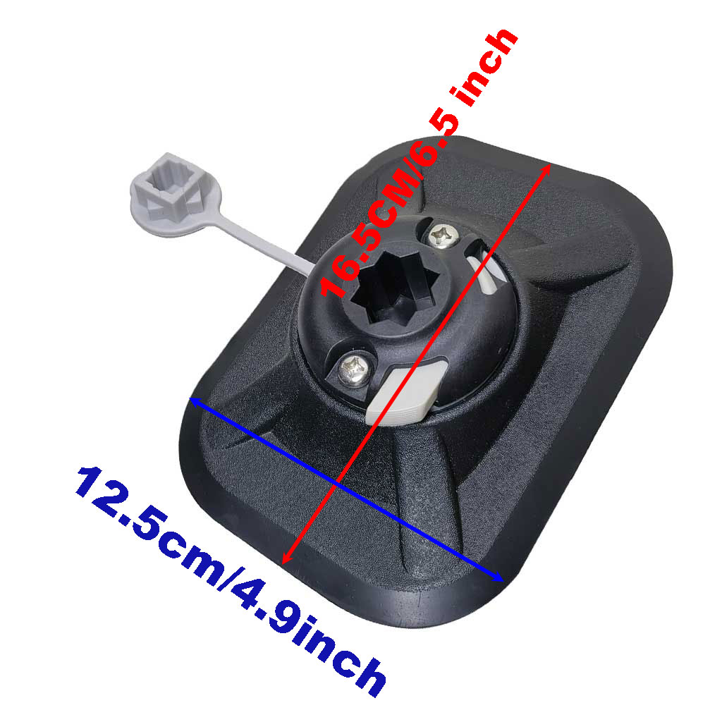 PVC製インフレータブルボート釣り竿ホルダーマウントカヤック - Fish Finder Transducer Mount のレビューと価格