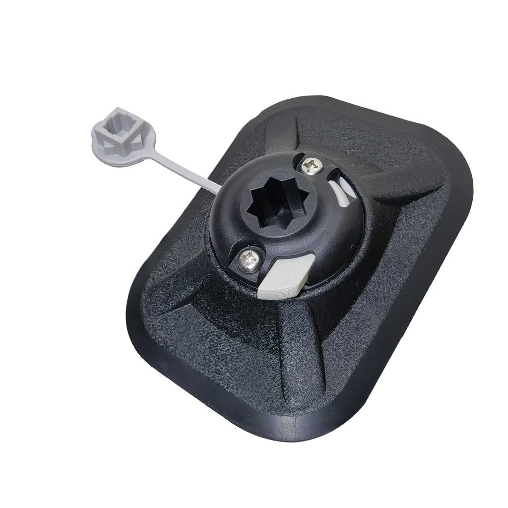 PVC製インフレータブルボート釣り竿ホルダーマウントカヤック - Fish Finder Transducer Mount のレビューと価格