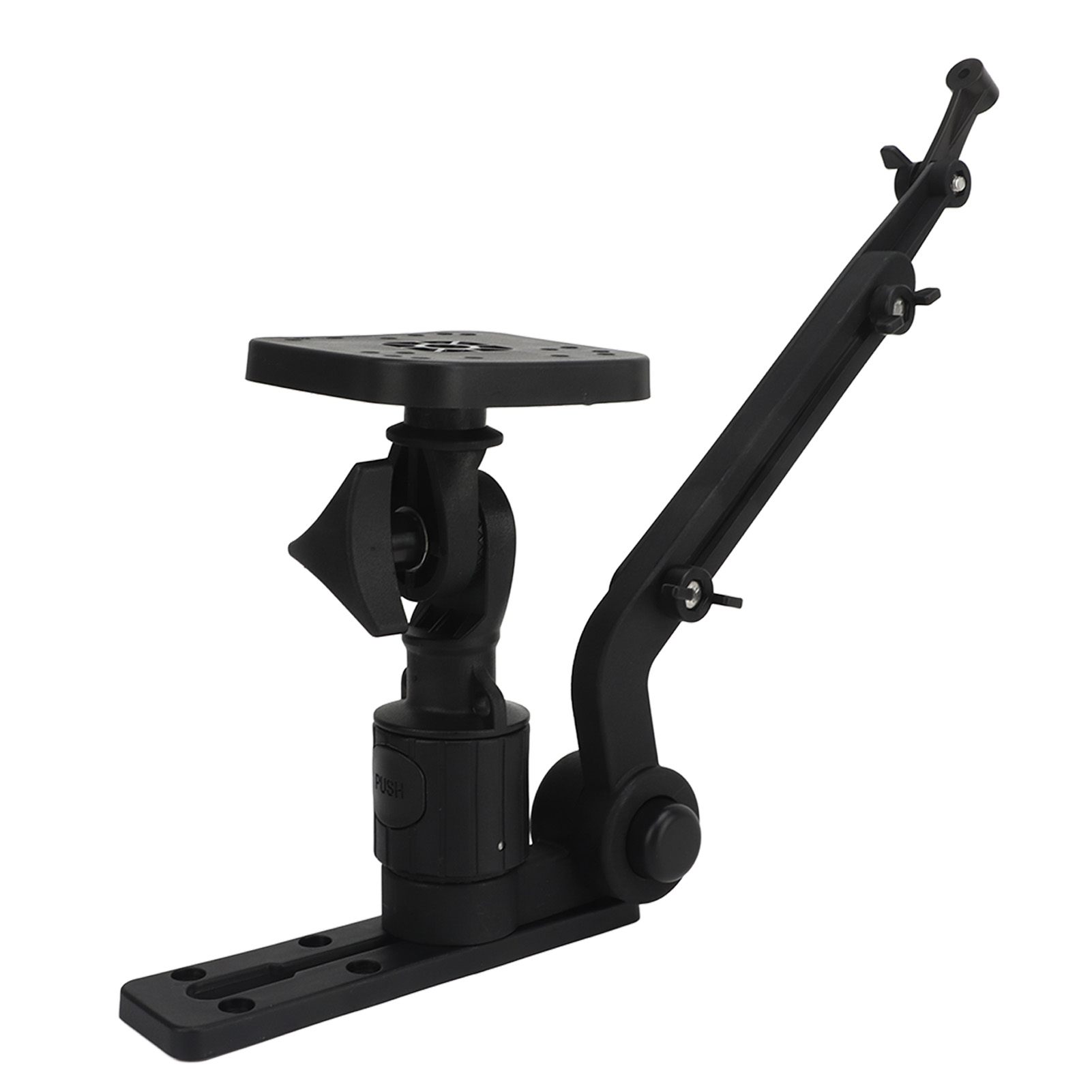 ナイロンとステンレス鋼の魚群探知機ベース、より大きなクランプ - Fish Finder Transducer Mount のレビューと価格