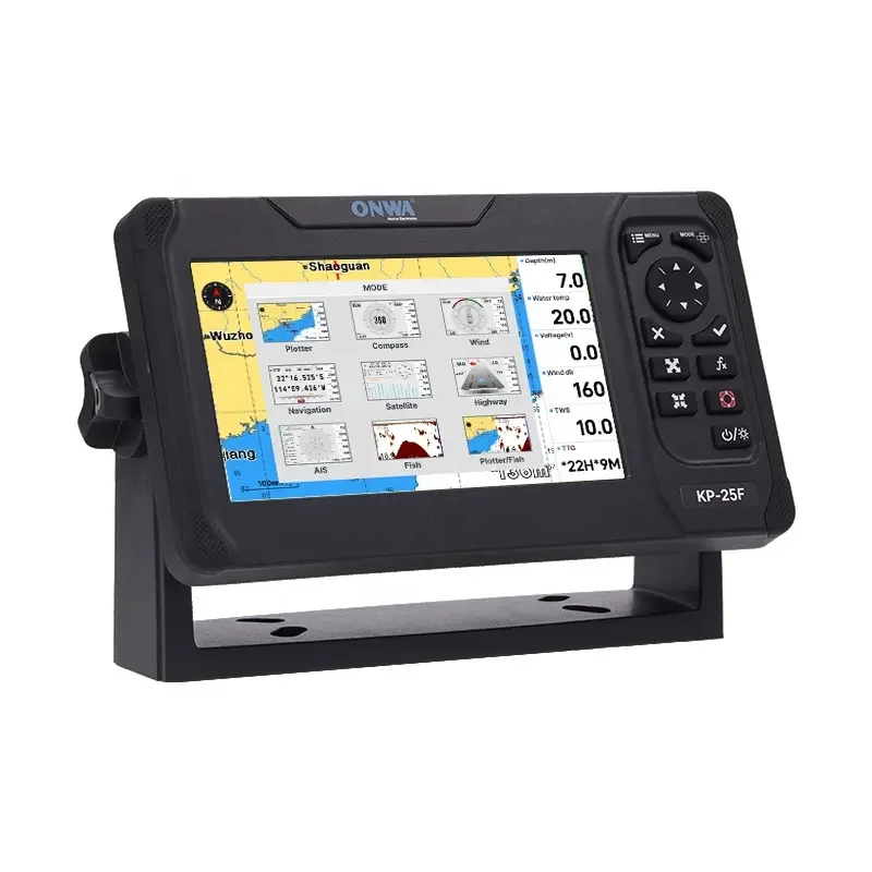 ONWA KP-25F 多機能マリンチャートプロッター、内蔵 - Fish Finder Transducer 200Khz のレビューと価格
